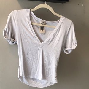 White cotton Tee